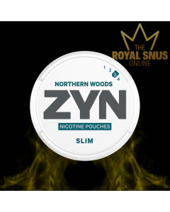 ZYN Northern Woods Slim All White, أكياس النيكوتين ZYN