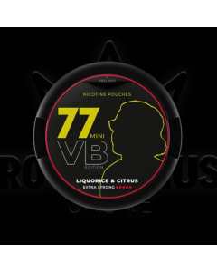 77 VB Edition Mini Liquorice & Citrus Extra Strong