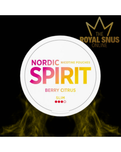 Nordic Spirit Berry Citrus Slim All White, أكياس النيكوتين NORDIC SPIRIT