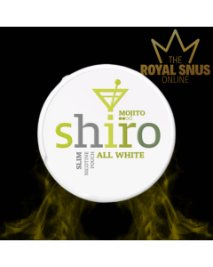 Shiro Mojito Slim All White, أكياس النيكوتين SHIRO