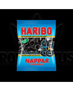 Haribo Nappar Licorice 80g