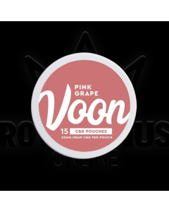 VOON Pink Grape Mini All White CBD pouches