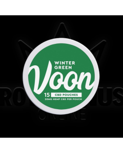 VOON Wintergreen Mini All White CBD pouches
